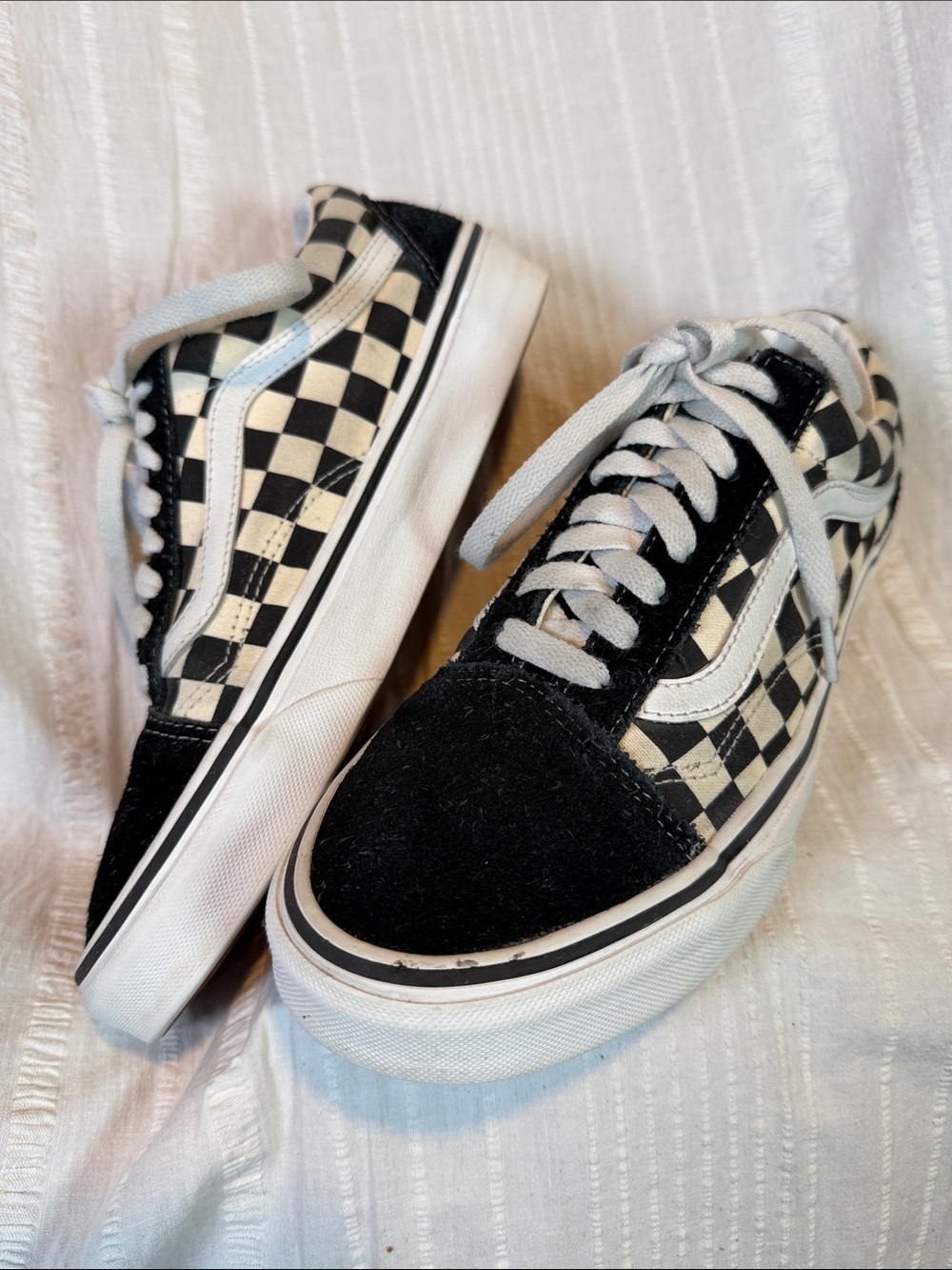 Vans Knu Skool Checkerboard Skate Shoes Sneakers Men’s 6.5 Women’s 8 Unisex